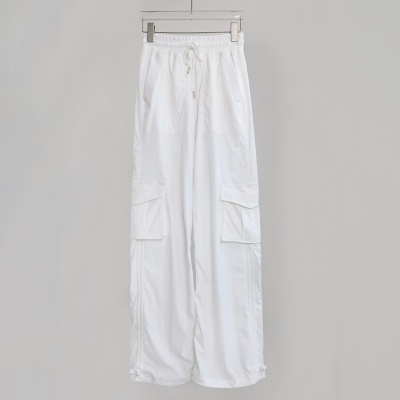 夏季新款工装裤跳舞健身直筒女长裤轻盈透气速干运动休闲裤