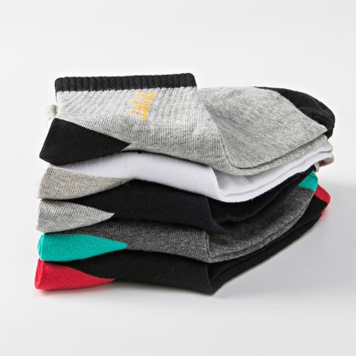 春夏季中筒袜男生户外运动袜透气吸汗休闲百搭散步长袜子现货批发