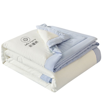 厂家批发A类新疆棉花夏凉被礼品空调被单双人夏季学生宿舍薄被子