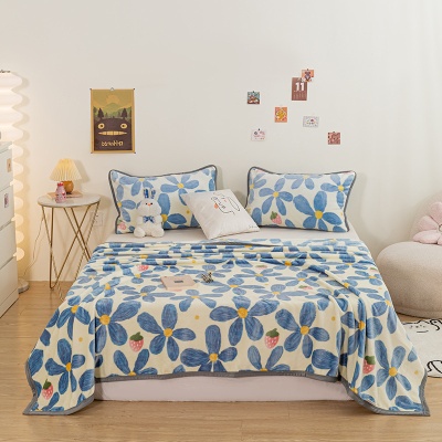 毛毯加厚牛奶绒珊瑚绒法兰绒沙发盖毯办公室午休空调毯礼品小毯子