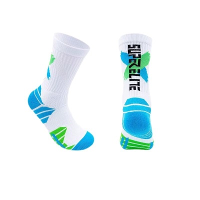 专业男篮球袜加厚毛巾底耐磨透气高筒运动袜精英袜户外压力跑步袜