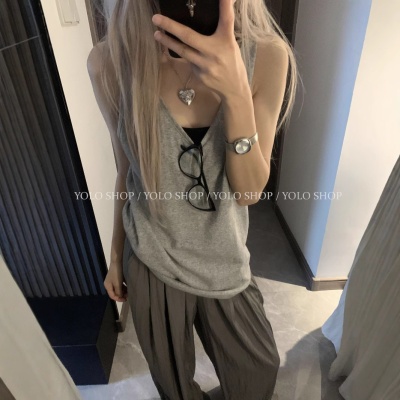 YOLOSHOP松弛感万能打底背心来啦三色基础百搭舒服慵懒随意可外穿