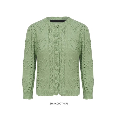 亚马逊外贸速卖通欧美跨境女装简约针织衫开衫上衣女毛衣秋冬新款